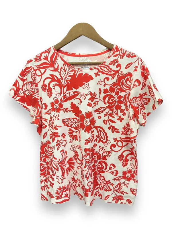 women's tops for those who want to create stylish and put-together outfits without spending a fortuneTop Short Sleeve By Croft And Barrow  Size: Xxl