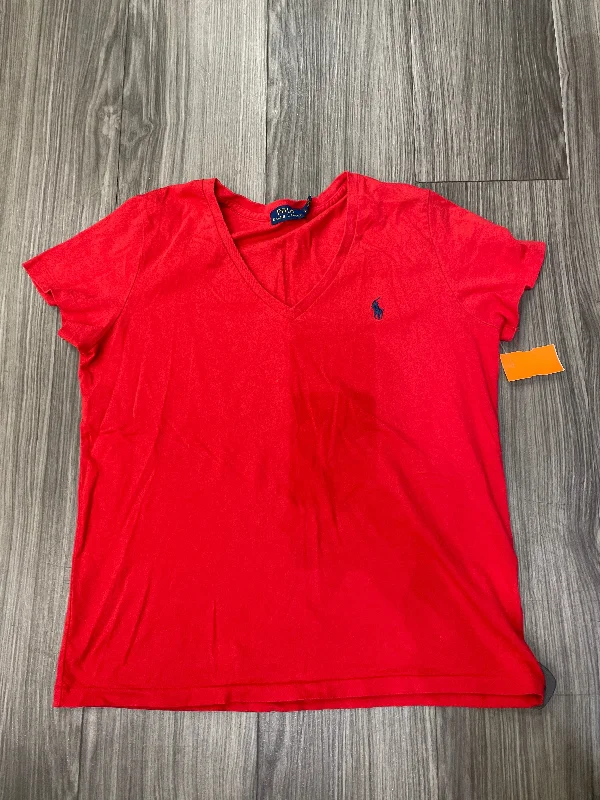 silk women's topsTop Short Sleeve By Ralph Lauren  Size: L