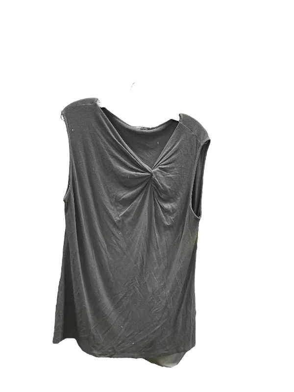 women's tops with bell sleevesTop Short Sleeve Basic By Tahari  Size: Xl