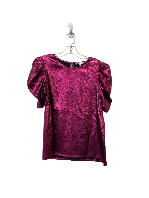 women's tops for cozy nights inTop Short Sleeve By Tcec  Size: M