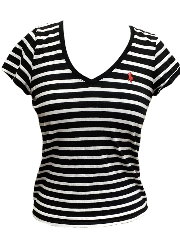 women's tops with asymmetrical designsTop Short Sleeve By Ralph Lauren  Size: Xs