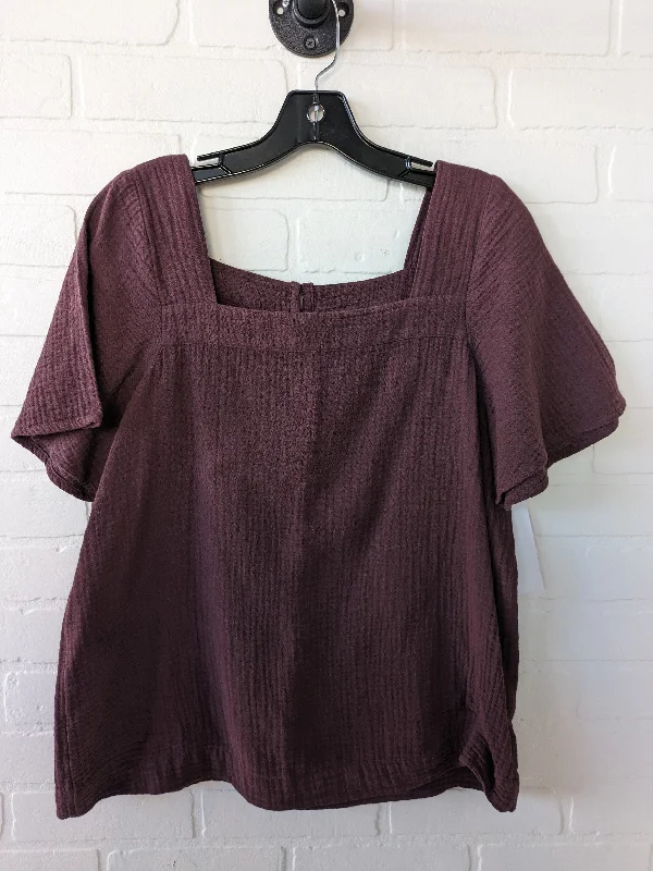 silk women's topsTop Short Sleeve By Madewell  Size: S