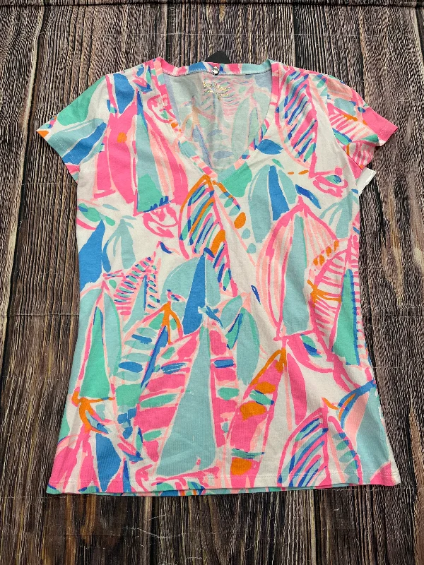 women's tops for those who love to mix and match prints and patternsTop Short Sleeve By Lilly Pulitzer  Size: Xs