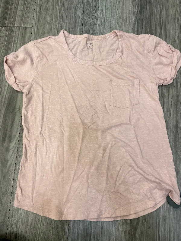 women's tops with unique designsTop Short Sleeve By Ana  Size: S