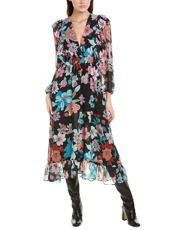 women's designer dressesArea Stars Floral Midi Dress