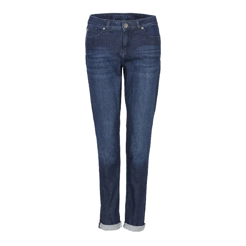 women's denim jeans for a chic appearanceWomens Slim Tapered Cropped Jeans - Kyanos