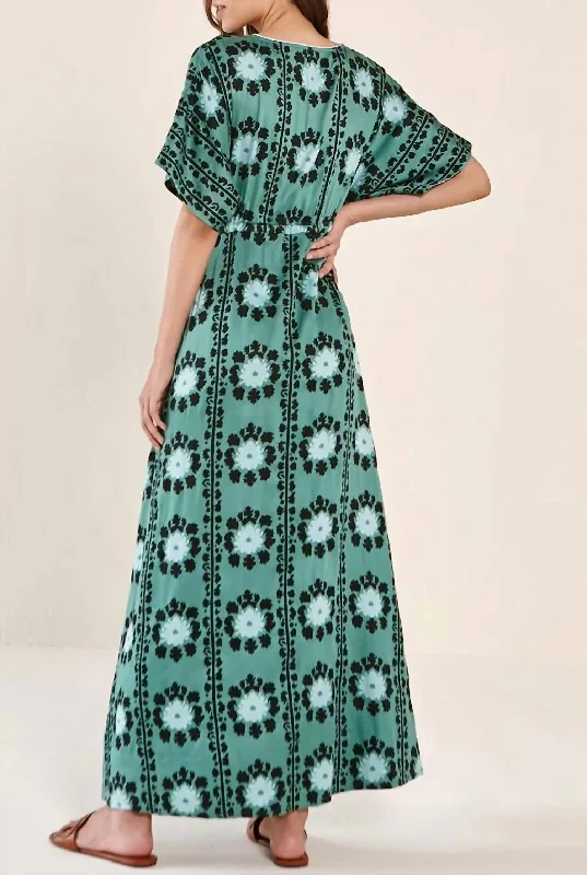 women's versatile dressesCorinna Midi Dress in Lisha Emerald