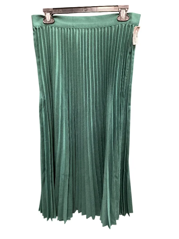 women's elastic waist skirtsSkirt Maxi By Clothes Mentor In Green, Size: L