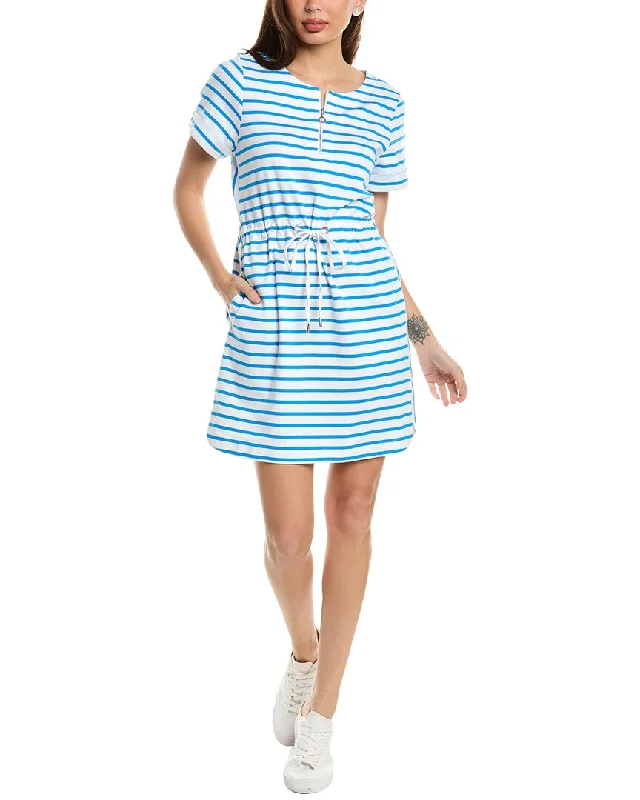 women's flowy dressesTommy Bahama Jovanna Stripe Zip Front Mini Dress