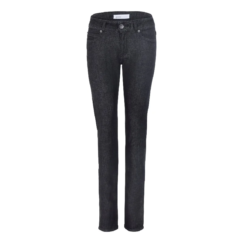 women's flare denim jeansWomens Slim Jeans - Black Light One Wash