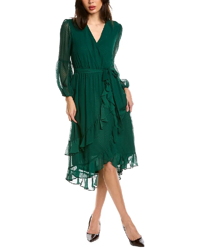 women's wrinkle-resistant dressesMaison Tara Honeycomb Midi Dress