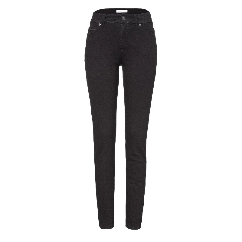 women's slim-fit denim jeansWomens High Rise Slim Jeans - Black One Wash