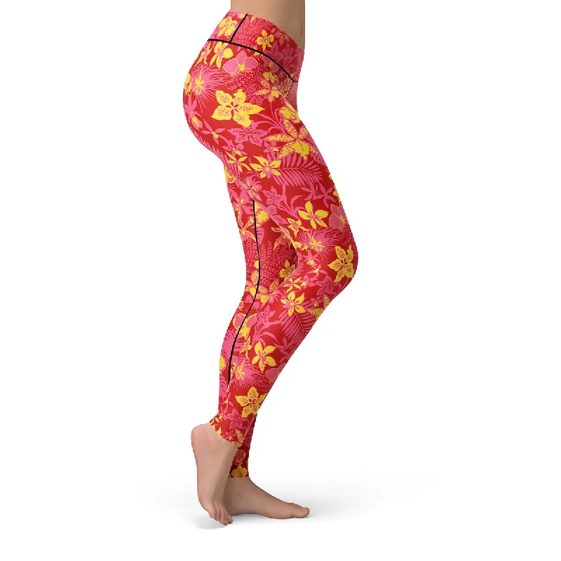 Floral Afterglow Leggings