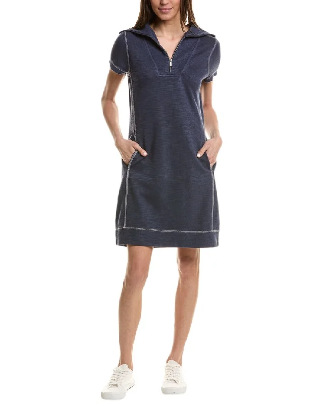 women's off-the-shoulder dressesTommy Bahama Tobago Bay 1/2-Zip Mini Dress