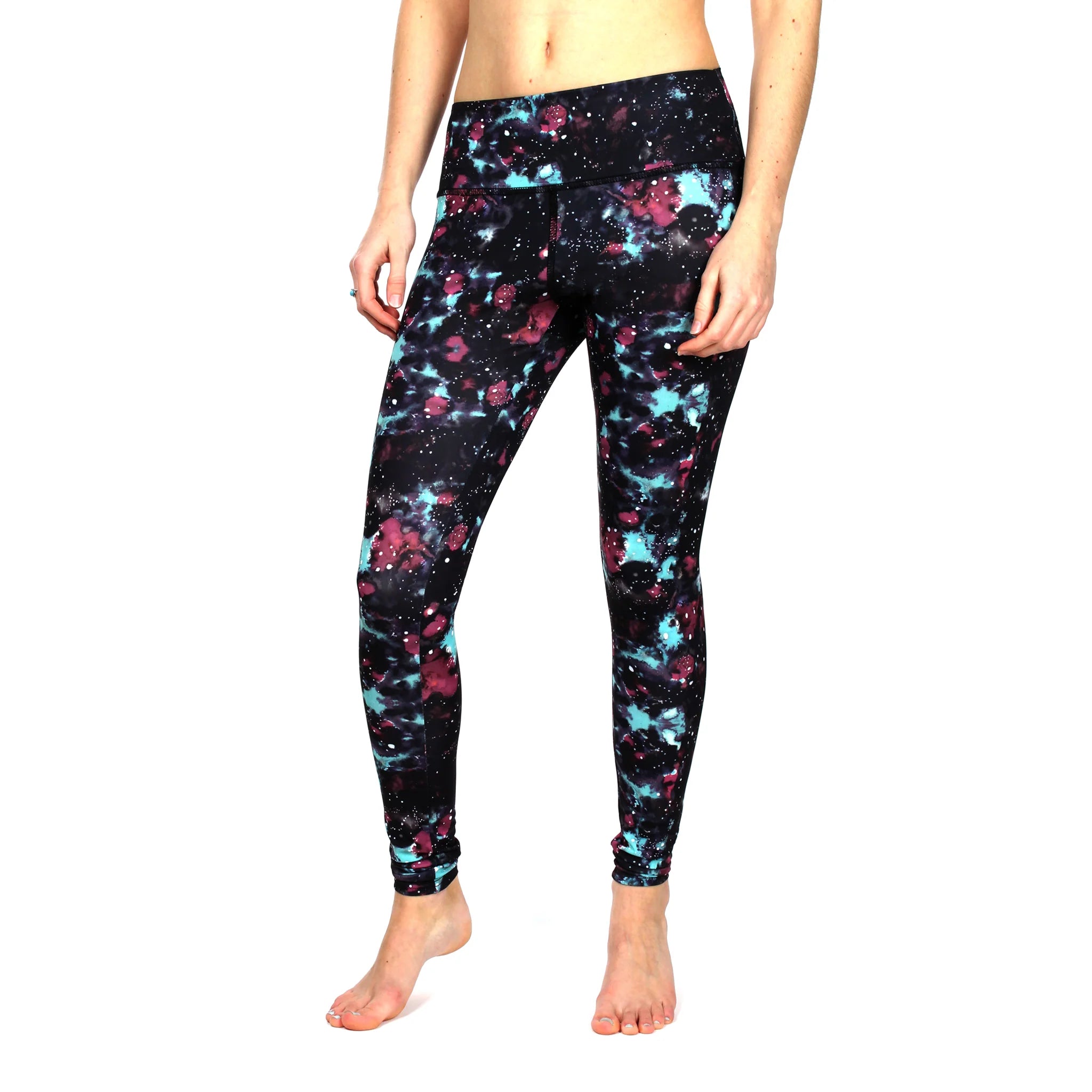 Olas Active Leggings - UPF 50+ - Sacred Galaxy