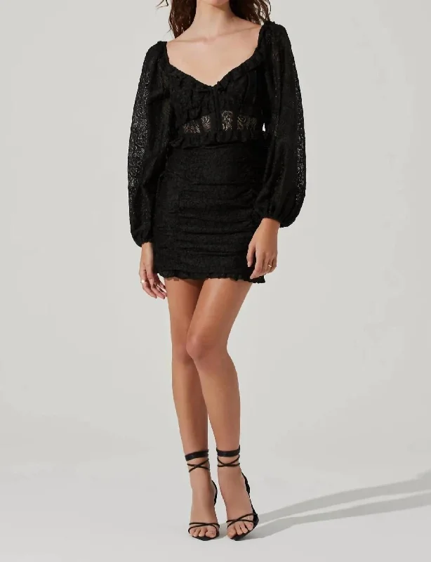 women's evening dressesChrisley Mini Dress In Black