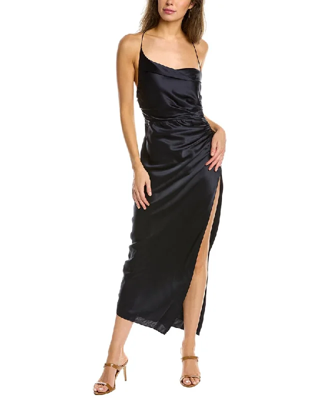 women's beach dressesThe Sei Silk Midi Dress