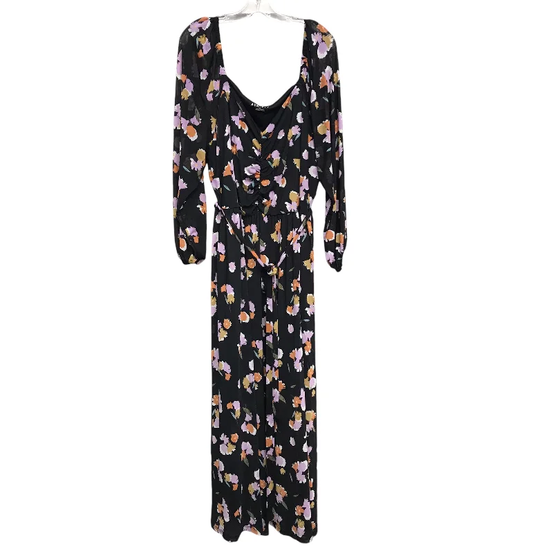 women's cotton dressesDress Casual Midi By Ava & Viv In Floral Print, Size:3X