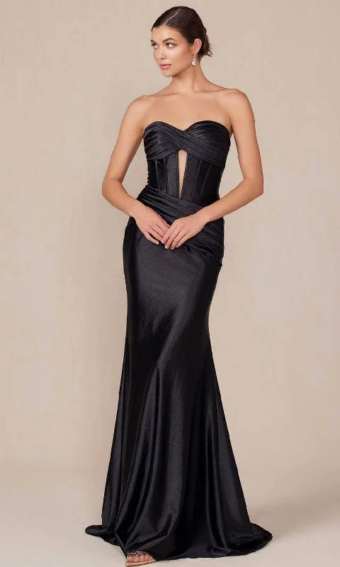 women's high-end dressesNox Anabel T1500 - Strapless Sheath Evening Dress