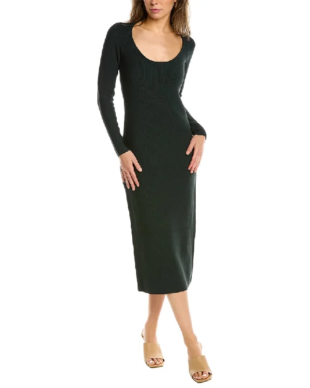 women's travel dressesThe Sei Textured Knit Midi Dress