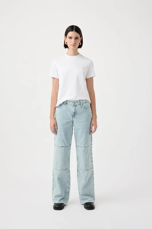 women's mom jeans denimBianca Mid Wide Leg Jean