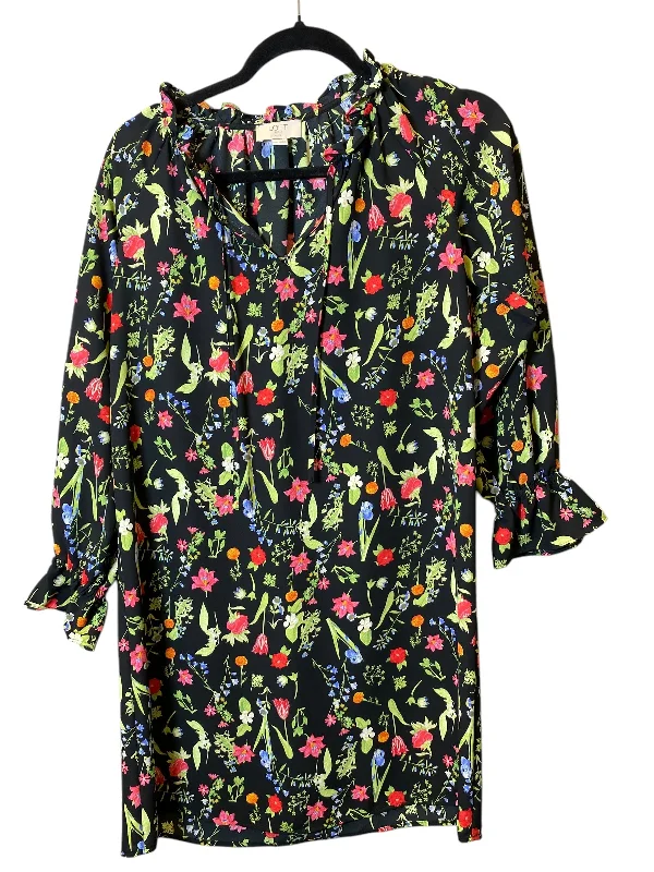 women's floral dressesDress Casual Midi By Loft In Floral Print, Size: Xxsp