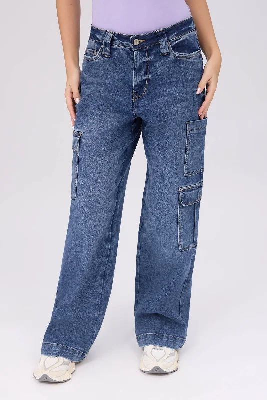 women's denim jeans for travelSuper High Rise Wide Leg Jeans