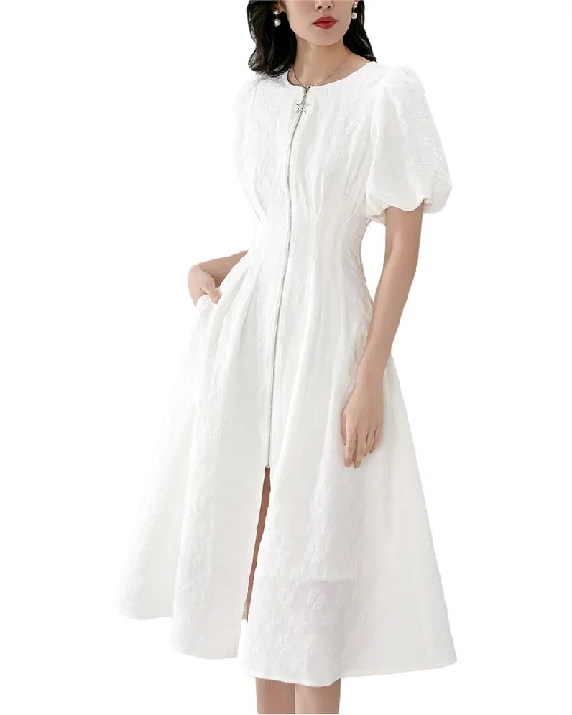 women's wrinkle-resistant dressesOnebuye Midi Dress