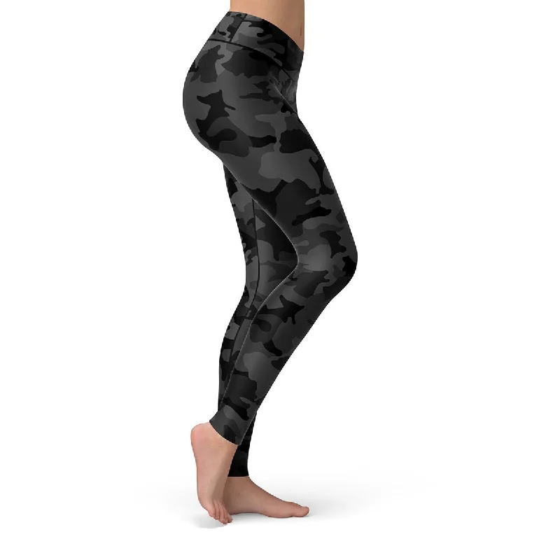 Black Camo Leggings