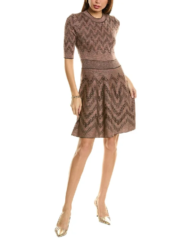 women's smart casual dressesM Missoni Wool-Blend Mini Dress