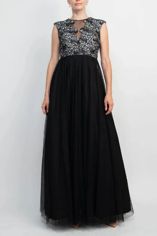 women's boho dressesAidan Mattox MD1E201984 - Embroidered Sleeveless Evening Gown