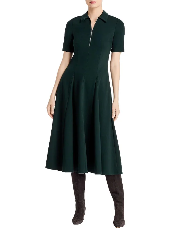 women's luxury dressesFallon Womens Collared Knee Midi Dress