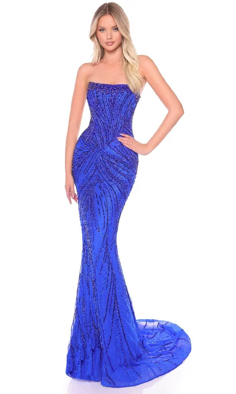 women's mini dressesAmarra 88095 - Strapless Beaded Evening Gown