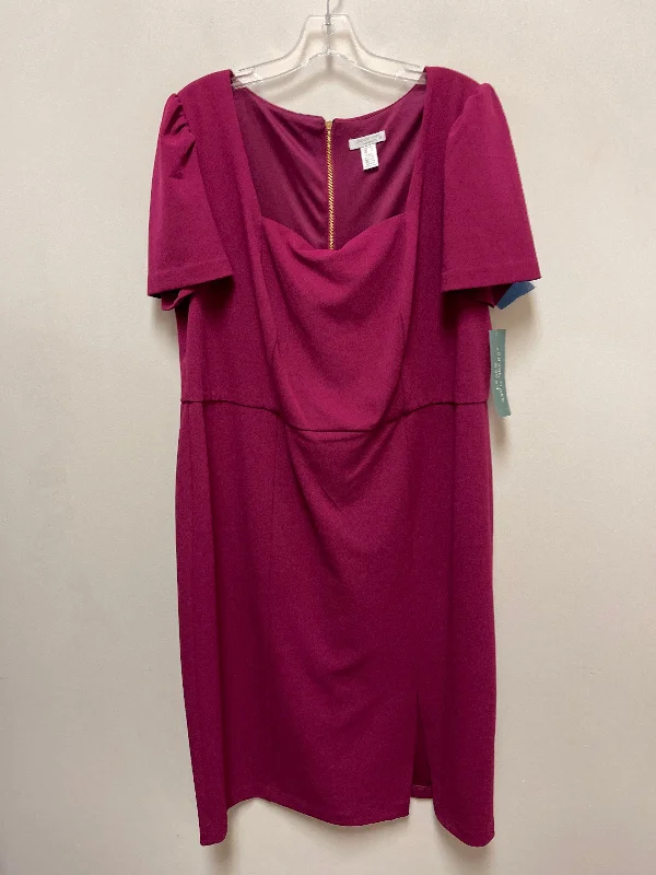 women's easy-to-wear dressesDress Casual Midi By Clothes Mentor In Purple, Size: Xl