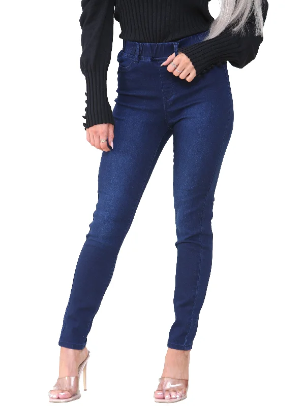 women's denim jeans with zippersKruze | Womens Skinny Denim Jeggings