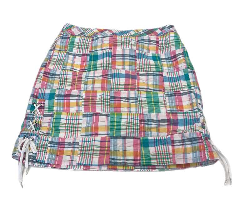 women's timeless satin skirtsSkirt Mini & Short By Talbots In Plaid Pattern, Size: 8