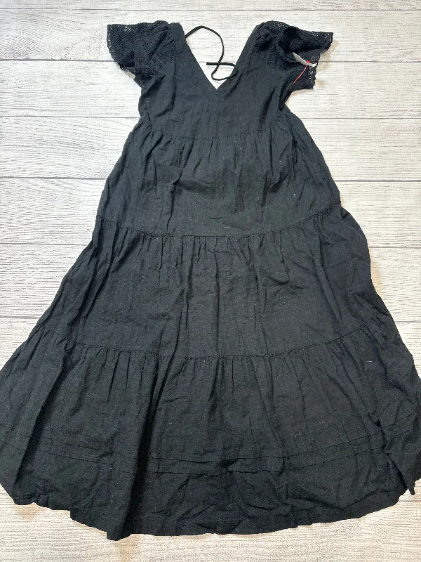 women's bell-sleeved dressesDress Casual Midi By Old Navy In Black, Size: Xs