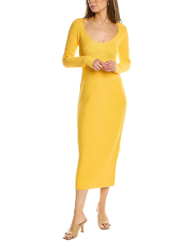 women's sustainable dressesThe Sei Textured Knit Midi Dress