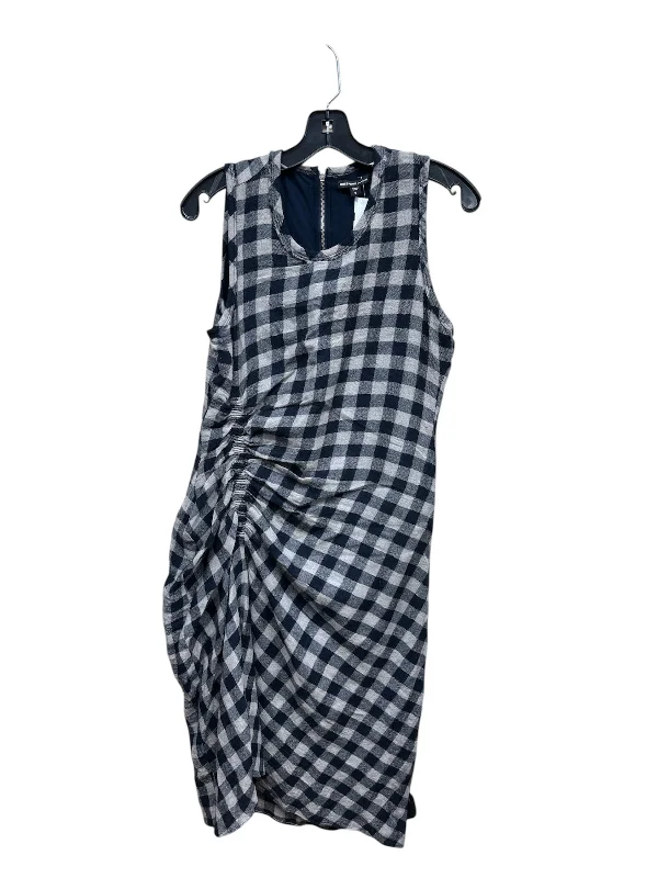 women's handmade dressesDress Casual Midi By James Perse In Plaid Pattern, Size: M