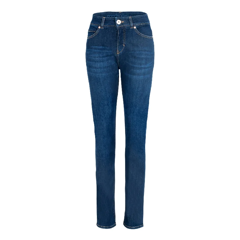 women's elastic waist denim jeansWomens High Rise Slim Jeans - Kyanos