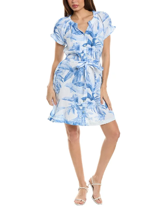 women's smart casual dressesTommy Bahama Daybreak Hibiscus Mini Dress