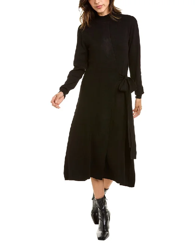 women's glam dressesYAL New York Midi Sweaterdress