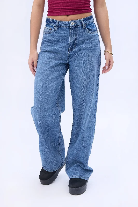 women's denim jeans for smart casualSuper High Rise Wide Leg Jeans