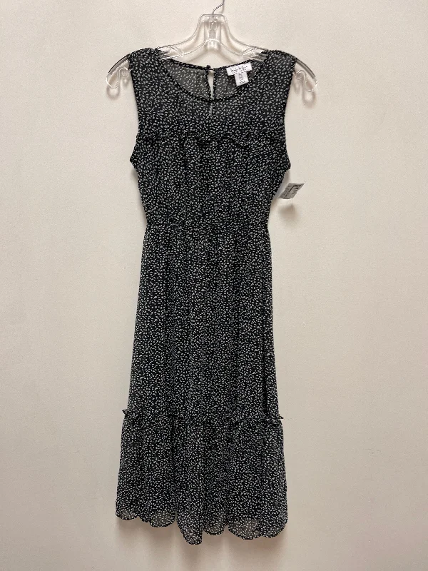 women's fashionable dressesDress Casual Midi By Nicole Miller In Black & White, Size: S