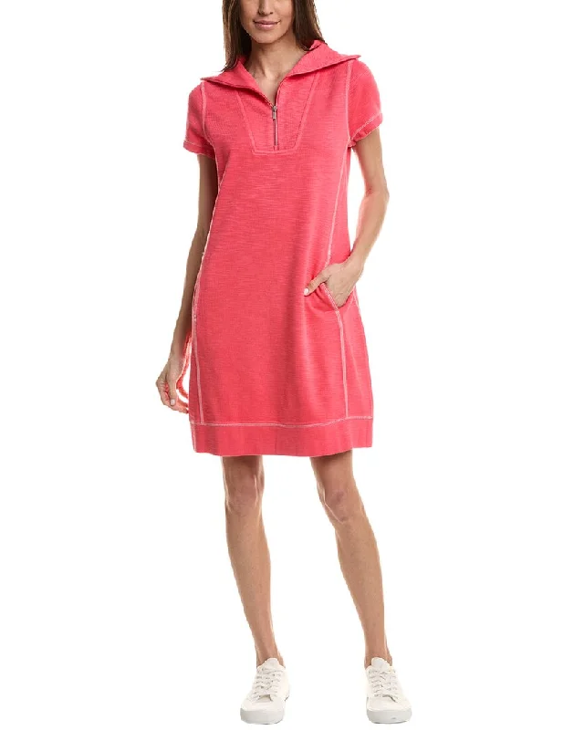 women's retro dressesTommy Bahama Tobago Bay 1/2-Zip Mini Dress