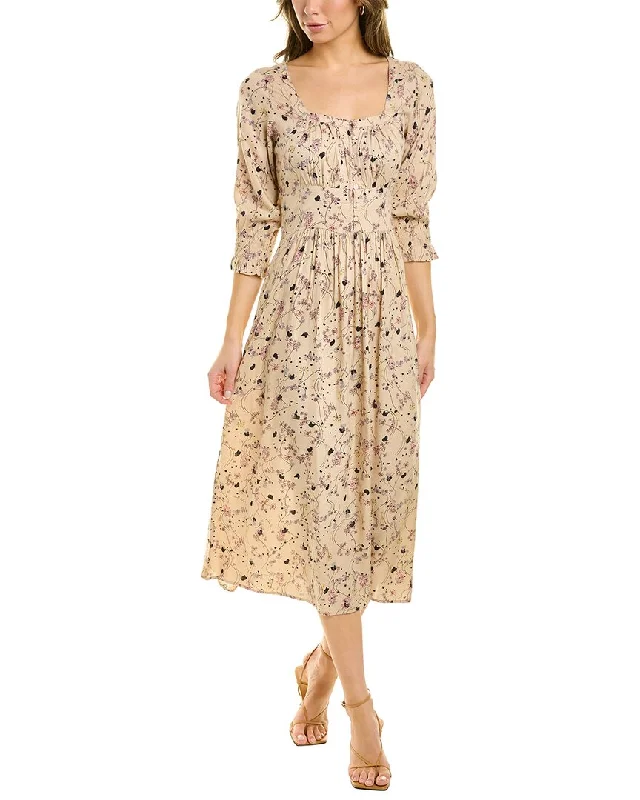 women's eco-friendly dressesba&sh Maya Midi Dress