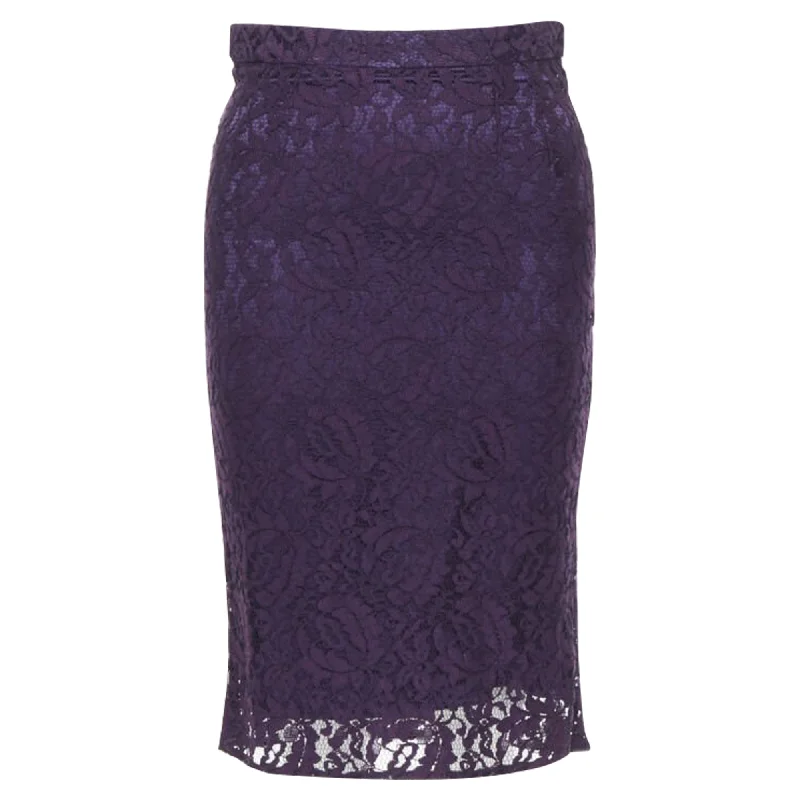 women's flowy midi skirts with pocketsDolce & Gabbana floral lace overlay fitted pencil skirt