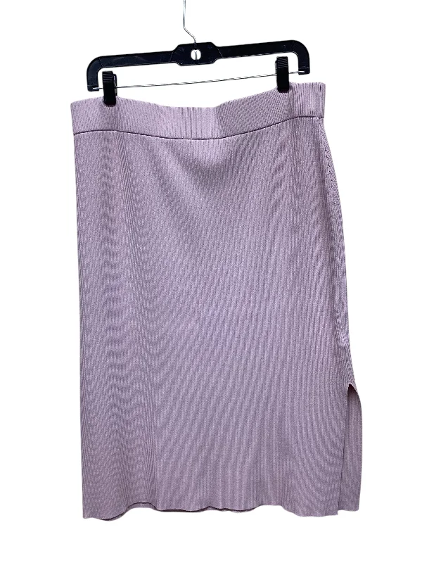 women's woven A-line skirts for summerSkirt Midi By Clothes Mentor In Pink, Size: Xxl