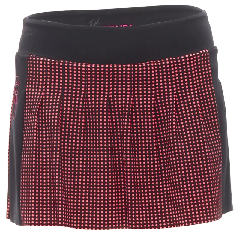 women's work skirtsFendi activewear polka dot pleated skirt