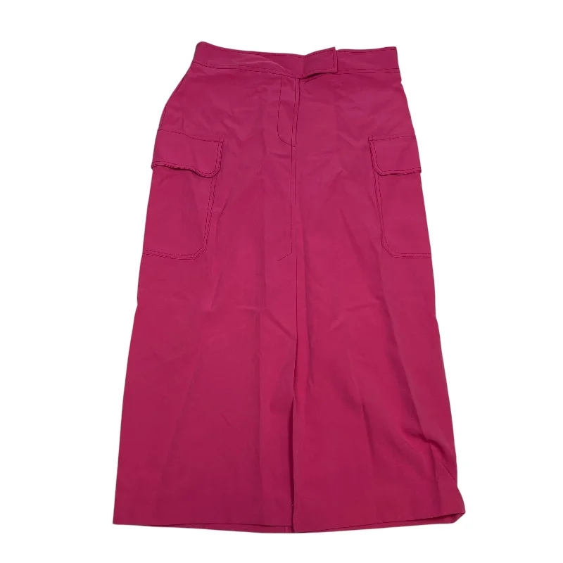 women's casual skirtsSkirt Midi By Top Shop In Pink, Size: M